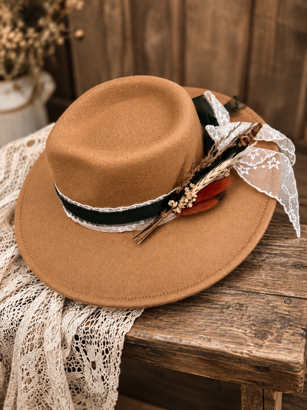Kids Wide Brim Hat- No. 10
