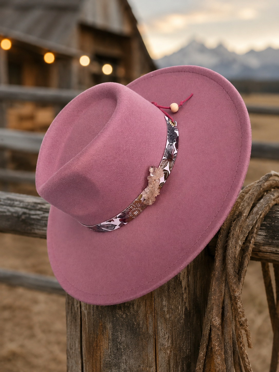 Kids Wide Brim Hat- No. 7