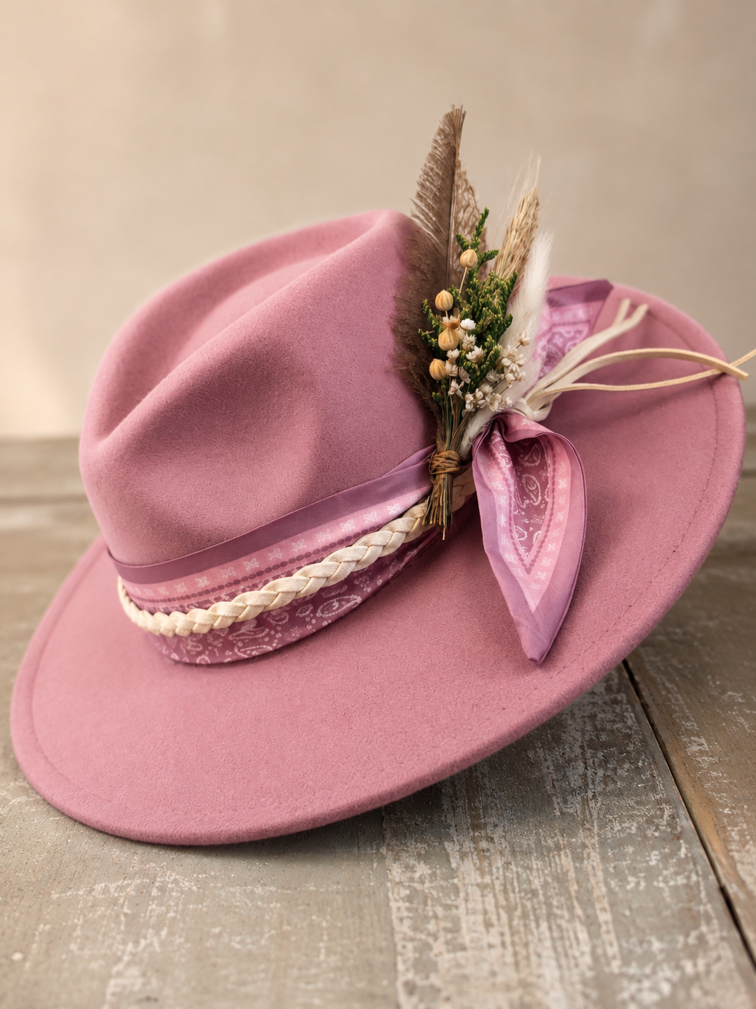 Kids Wide Brim Hat- No. 1